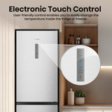 Hisense 60/40 Total No Frost Fridge Freezer - Stainless Steel — view 8