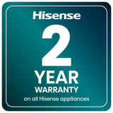 Hisense 59.5cm Integrated Undercounter Larder Fridge - White