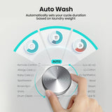 Hisense 12kg 1400 Spin, Steam Washing Machine - White — view 7
