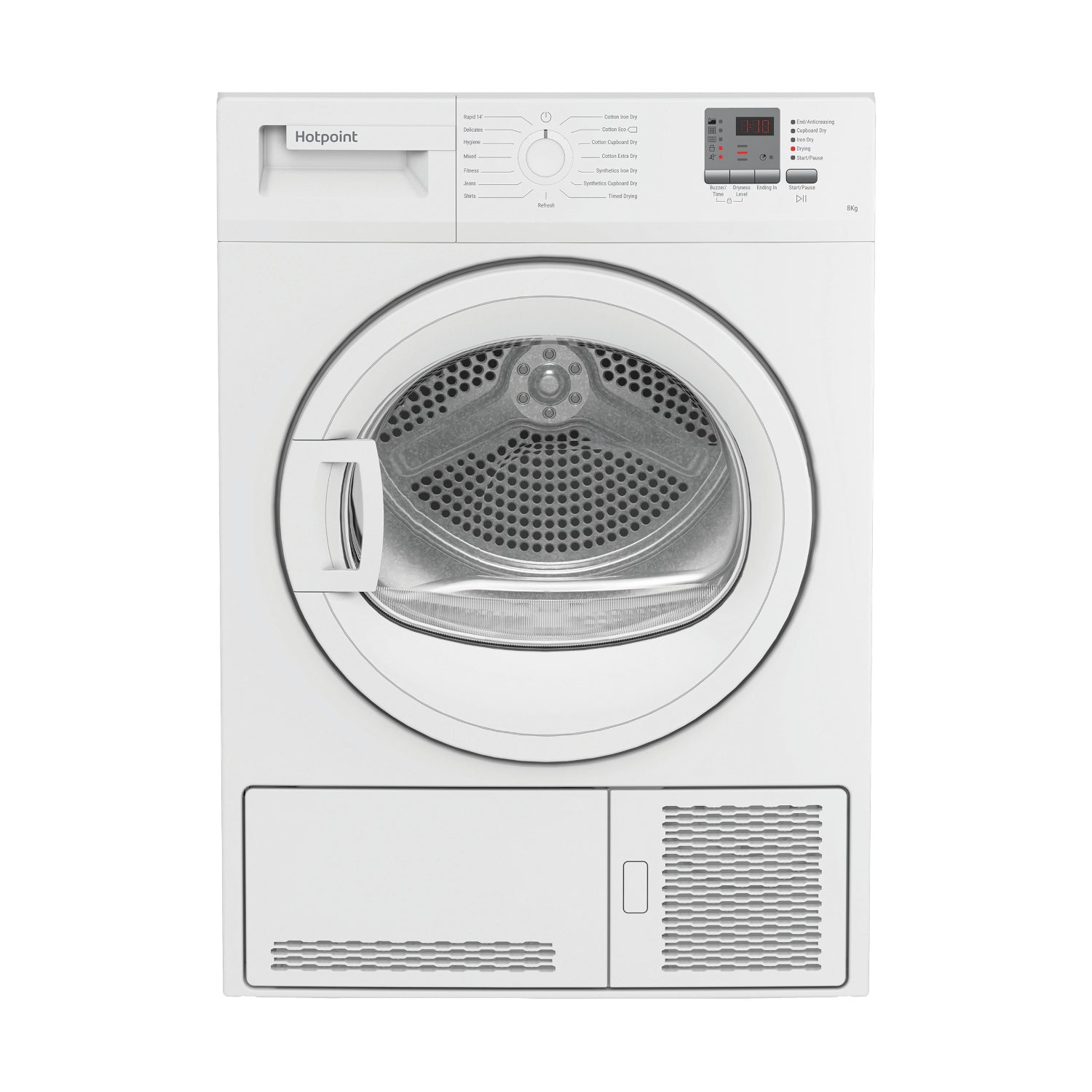 Hotpoint CHDC82WWGDUK 8kg Condenser Tumble Dryer - White