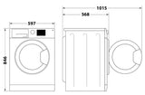 Hotpoint CHDC82WWGDUK 8kg Condenser Tumble Dryer - White — view 8