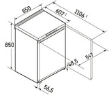 Liebherr 55cm Freezer - White — view 7