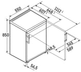 Liebherr 55cm Larder - White — view 8
