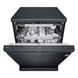 LG TrueSteam™ QuadWash™ WiFi Connected Full Size Dishwasher - Matte Black - 14 P — view 7