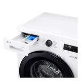 LG 9kg 1400 Spin Washing Machine - White — view 7