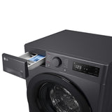 LG F4Y510GBLN1 10kg 1400 Spin Washing Machine - Slate Grey