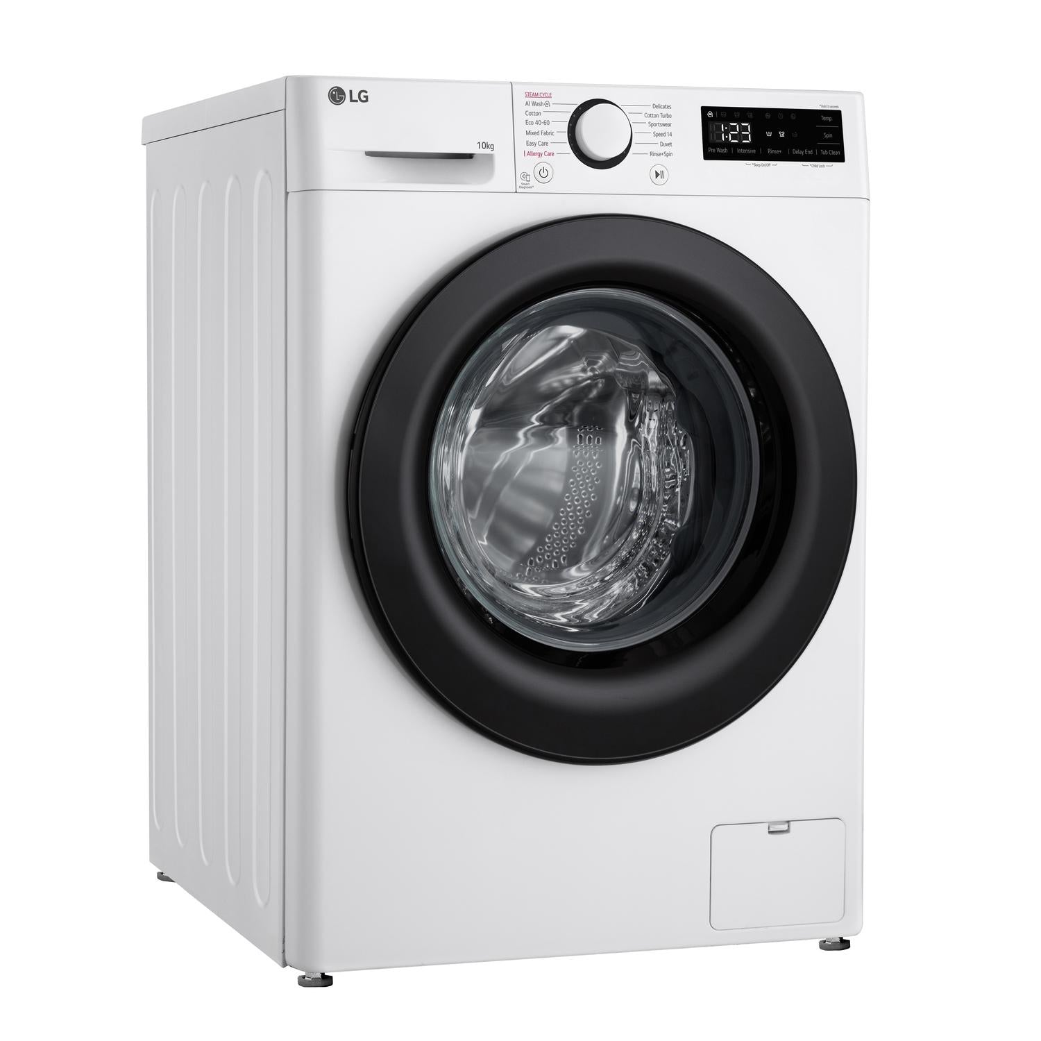 LG 10kg 1400 Spin Washing Machine - White