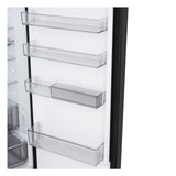 LG 59.7cm Frost Free Fridge Freezer - Essence Black Steel — view 8