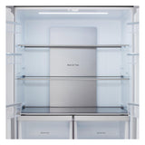 LG No Frost American Fridge Freezer - Matte Black — view 8