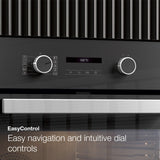 Miele H 2465 BP 59.5cm Built In Electric Single Oven - Black & Stainless Steel — view 8