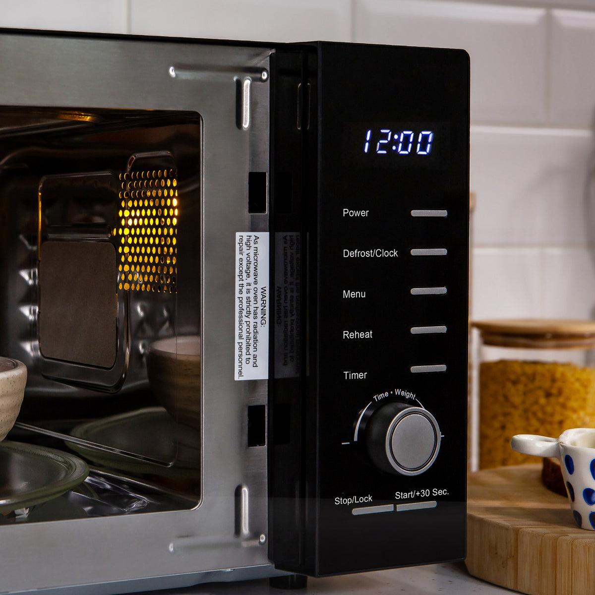 Russell Hobbs RHM2348B 23 Litres Solo Microwave - Black