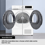 Samsung Series 5 OptimalDry™ 9kg Smart Heat Pump Tumble Dryer - White — view 8