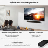 Samsung 7.1.2ch Q-Series Soundbar with Subwoofer - Graphite Black — view 7