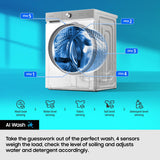 Samsung 9kg 1400 Spin Washing Machine - White — view 8