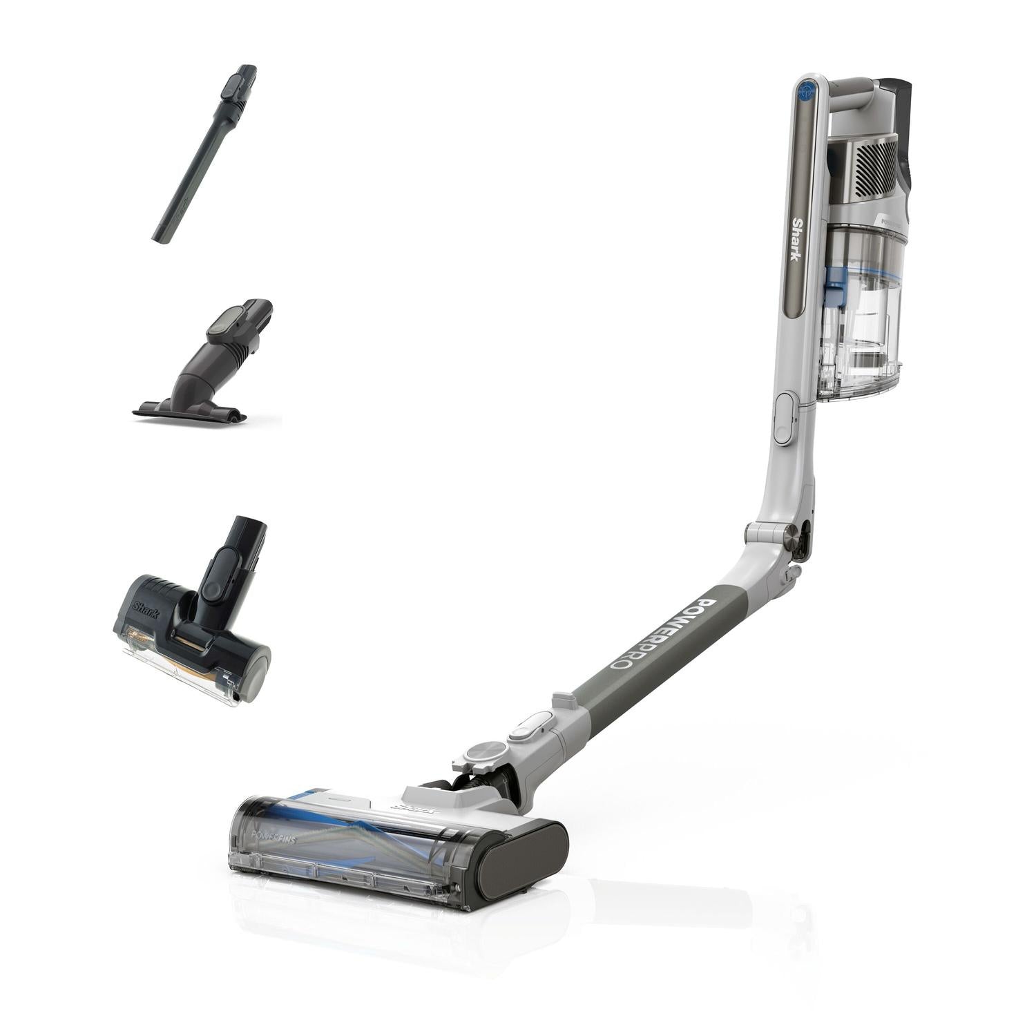 Shark PowerPro Pet Cordless Stick Vacuum Cleaner - 50 Minutes Run Time - Java Metallic