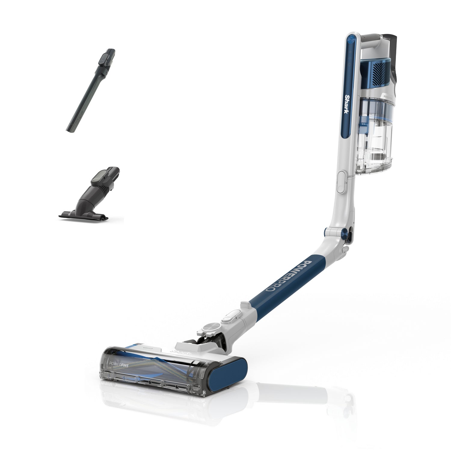 Shark PowerPro Cordless Stick Vacuum Cleaner - 50 Minutes Run Time - Navy Metallic