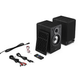 Sharp Pair of Wireless Bookshelf Speakers with Automatic Bluetooth Turntable - B — view 7