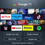 TCL 75P7K-UK 75" 4K QLED Direct LED HDR Google TV