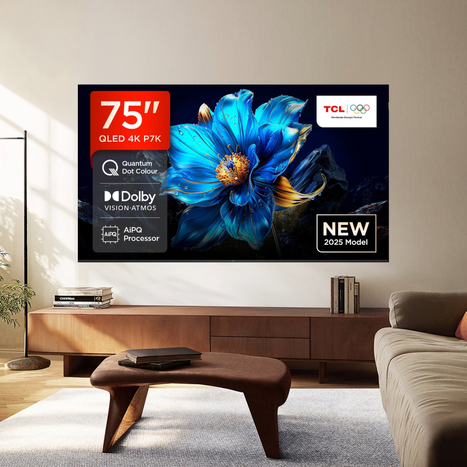 TCL 4K QLED Direct LED HDR Google TV 75"