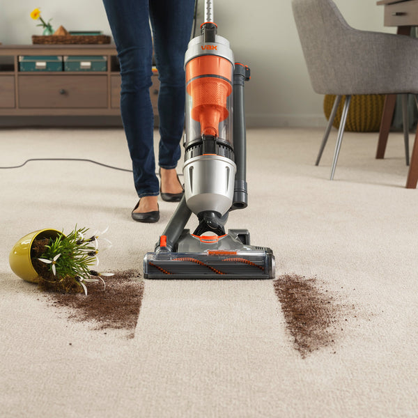 VAX U85-AS-Be Air Stretch Upright Corded Bagless Vacuum - Orange/Grey