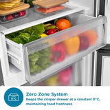Sensis 59.5cm 60/40 Total NoFrost Fridge Freezer - Silver — view 6