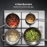 Hisense 60cm Gas Hob - Stainless Steel — view 2