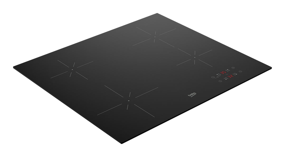 Beko HIIP64430QT 60cm Induction Hob with Touch Controls - Black