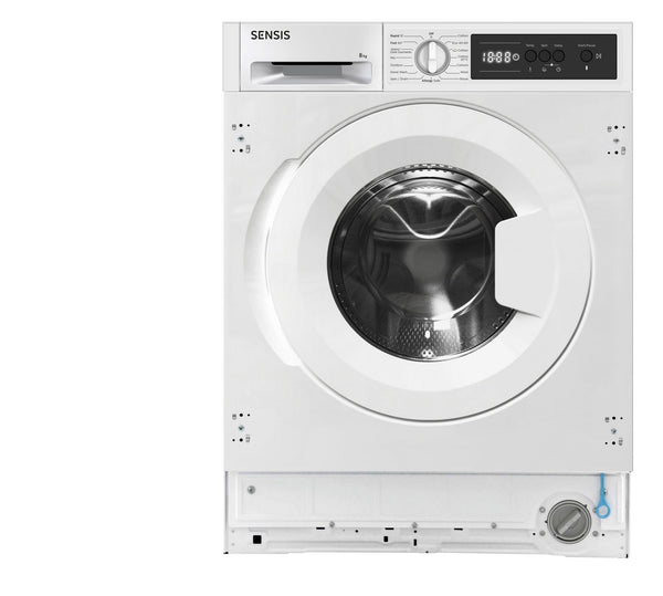 Sensis 8kg 1400 Spin Washing Machine - White (Integrated)