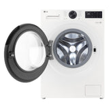 LG 9kg 1200 Spin Washing Machine - White — view 2