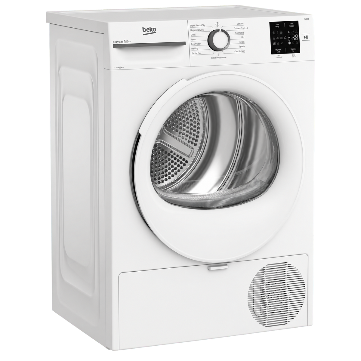 Beko BMN3T3823W 8kg Heat Pump Tumble Dryer - White