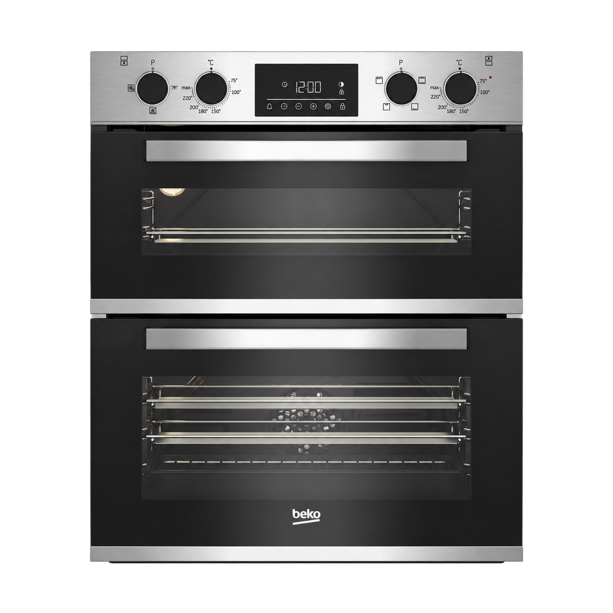 Beko CTFY22309X 59.4cm Built under Electric Double Oven - Stainless Steel