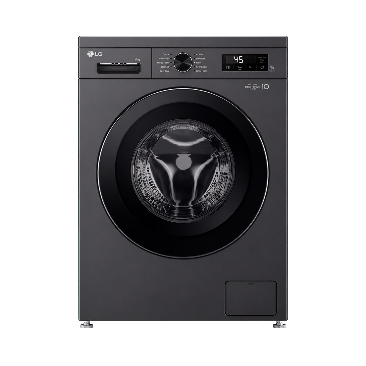 LG Series 2 F4X1009NMK - 9kg 1400rpm Washing Machine - Black