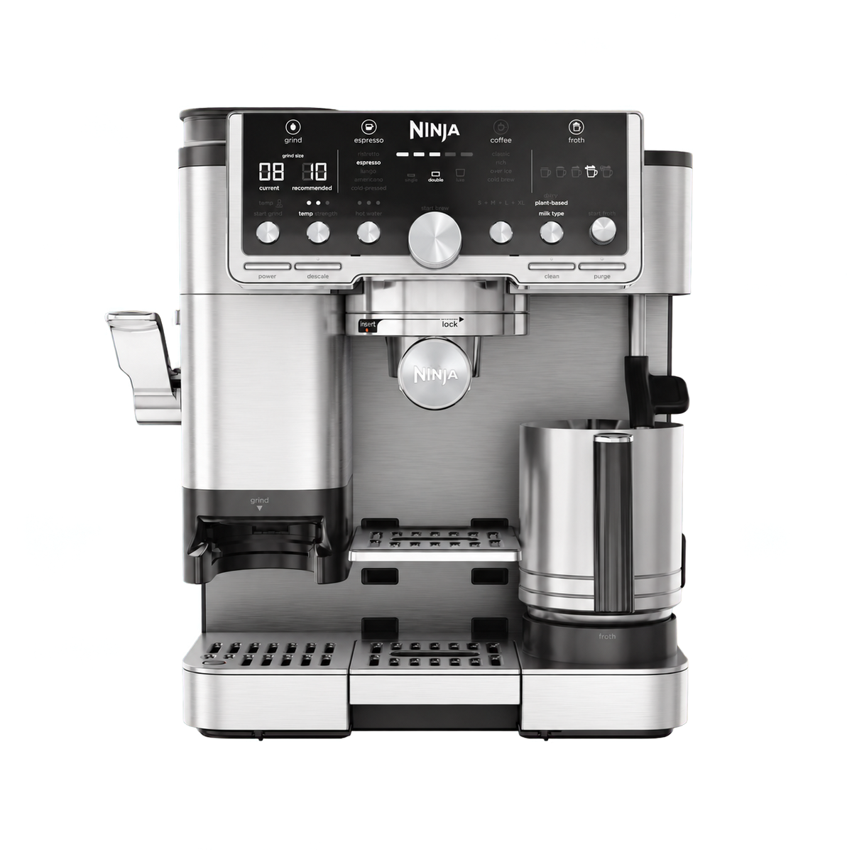 Ninja ES701UK Luxe Cafe Pro Series Espresso Machine - Black/Stainless Steel