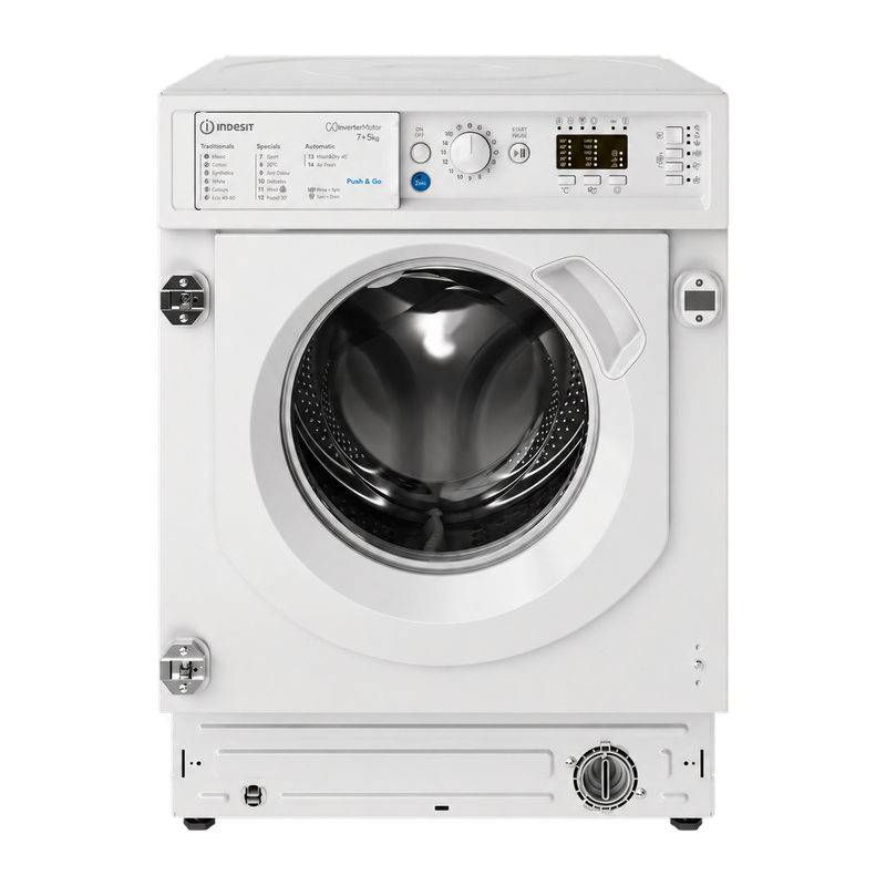Indesit BIWDIL75148UK 7kg/5kg 1400 Spin Washer Dryer - White