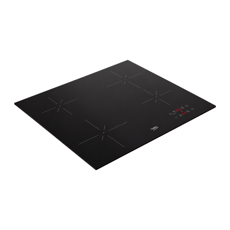 Beko HIIP64430QT 60cm Induction Hob with Touch Controls - Black
