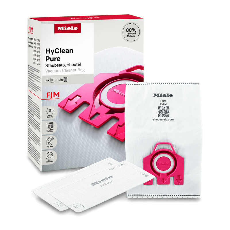 Miele FJMHyCleanPure Vacuum cleaner Bags - 4 Pack