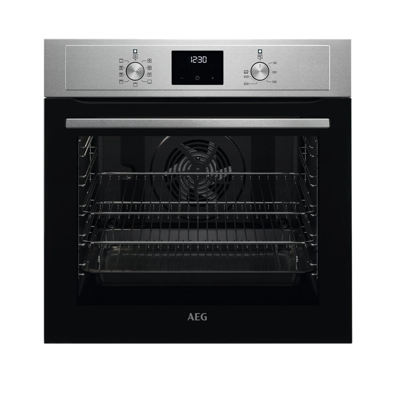 AEG BEX33501EM 59.4cm Built In Electric Single Oven - Stainless Steel