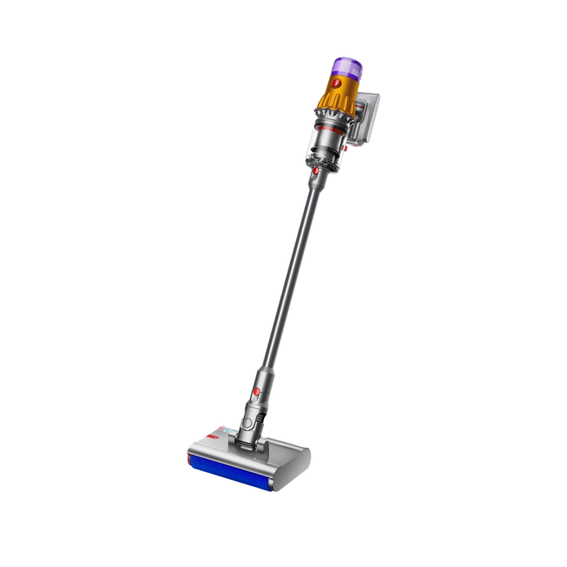 Dyson V12DETECTSUB Detect Slim Submarine Cordless Vacuum - 60 Minutes Run Time - Yellow/Nickel