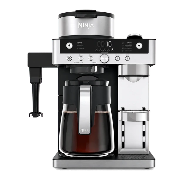 Ninja CFN802UK Espresso & Filter Coffee Machine - Silver / Black