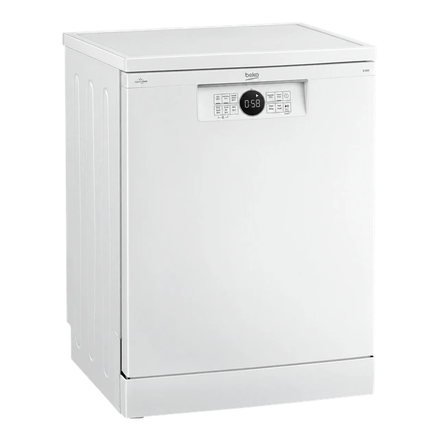 Beko BDFN26432W Full Size Dishwasher - 14 Place Settings