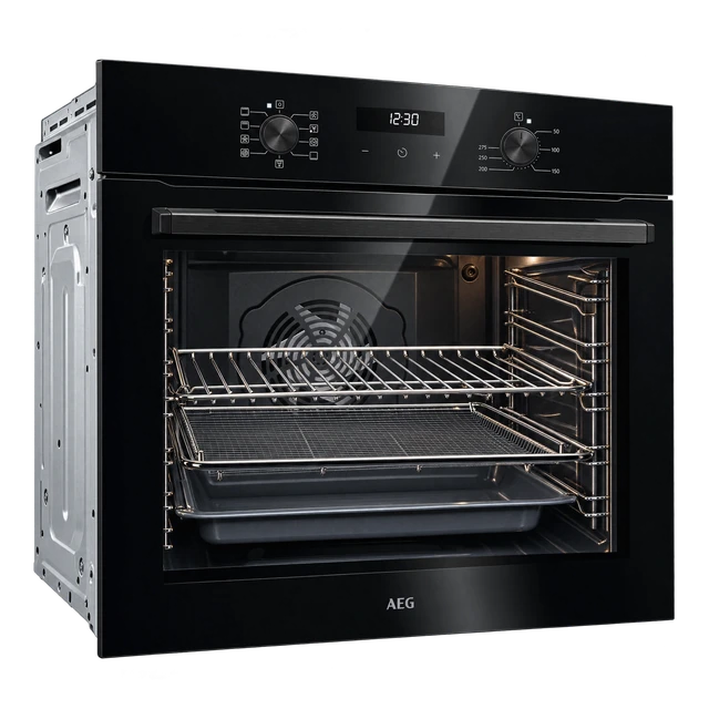 AEG OU5AB20XK 59.6cm Built In Electric Single Oven - Black