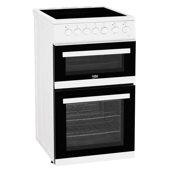 Beko EDVC503W 50cm Electric Double Oven - White