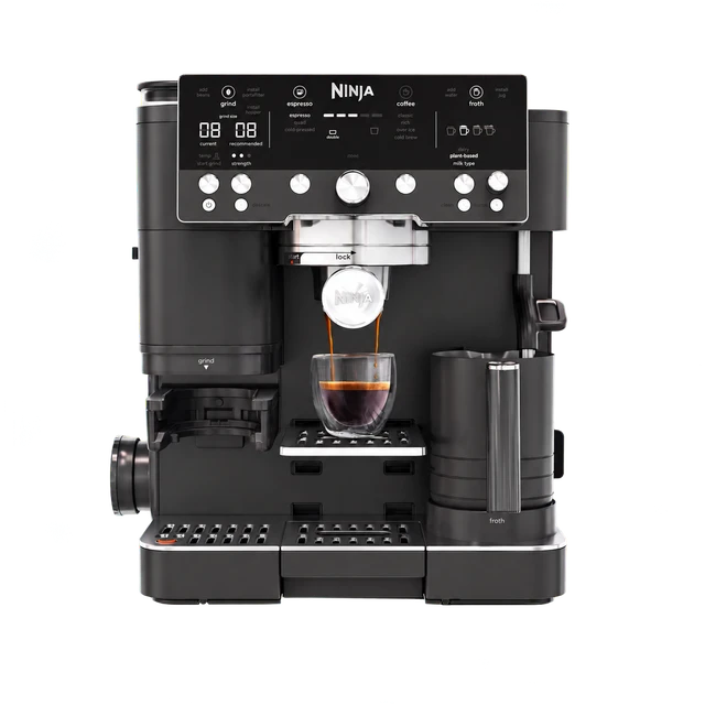 Ninja ES601UKBK Ninja Luxe Cafe Premier Espresso Machine - Midnight Black