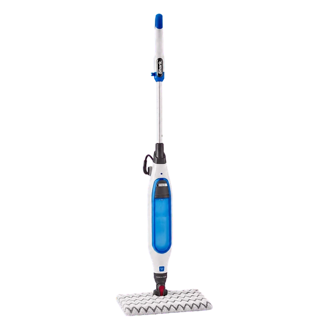 Shark S6001UK Klik n'Flip Manual Steam Pocket Mop - White/Blue Bird Blue